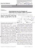 Cover page: Thiyl radicals are co-products of dinitrosyl iron complex (DNIC) formation