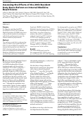 Cover page: Assessing the Effects of the 2003 Resident Duty Hours Reform on Internal Medicine Board Scores