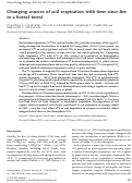 Cover page: Changing sources of soil respiration with time since fire in a boreal forest