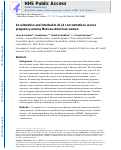 Cover page: Acculturation and interleukin (IL)-6 concentrations across pregnancy among Mexican-American women