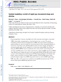 Cover page: Ventral medullary control of rapid eye movement sleep and atonia.