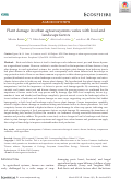 Cover page: Plant damage in urban agroecosystems varies with local and landscape factors