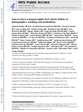 Cover page: Cancer Risk in a Large Inception Systemic Lupus Erythematosus Cohort: Effects of Demographic Characteristics, Smoking, and Medications