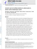 Cover page: Isometric exercise facilitates attention to salient events in women via the noradrenergic system.