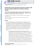 Cover page: Relationships and the development of transition readiness skills into early emerging adulthood for individuals with type 1 diabetes