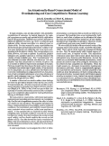 Cover page: An Attentionally-Based Connectionist Model of Overshadowing and Cue-Competition in Human Learning