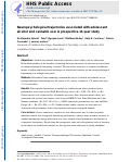 Cover page: Neuropsychological Trajectories Associated with Adolescent Alcohol and Cannabis Use: A Prospective 14-Year Study