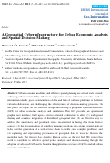 Cover page: A Geospatial Cyberinfrastructure for Urban Economic Analysis and Spatial Decision-Making