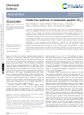 Cover page: Halide-free synthesis of metastable graphitic BC 3