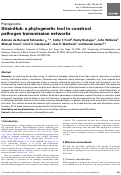 Cover page: StrainHub: a phylogenetic tool to construct pathogen transmission networks