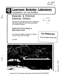 Cover page: SPECIFIC HEAT OF (CE ,LA)RU[SUB]2 SI[SUB]2 IN HIGH MAGNETIC FIELDS