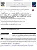 Cover page: Impact of histology and surgical approach on survival among women with early-stage, high-grade uterine cancer: An NRG Oncology/Gynecologic Oncology Group ancillary analysis