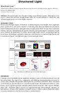 Cover page: Structured Light