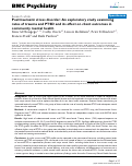 Cover page: Posttraumatic stress disorder: An exploratory study examining rates of trauma and PTSD and its effect on client outcomes in community mental health