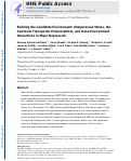 Cover page: Refining the Candidate Environment: Interpersonal Stress, the Serotonin Transporter Polymorphism, and Gene-Environment Interactions in Major Depression.