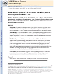 Cover page: Health Related Quality of Life in Patients with Biliary Atresia Surviving with their Native Liver