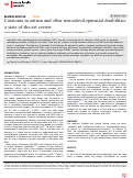 Cover page: Catatonia in autism and other neurodevelopmental disabilities: a state-of-the-art review.