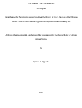 Cover page: Strengthening the Nigerian Sovereign Investment Authority: A Policy Analysis of the Nigerian Excess Crude Account and the Nigerian Sovereign Investment Authority Act