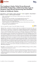 Cover page: The Southeast Alaska Tribal Ocean Research (SEATOR) Partnership: Addressing Data Gaps in Harmful Algal Bloom Monitoring and Shellfish Safety in Southeast Alaska.