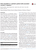 Cover page: Atrial standstill in a pediatric patient with associated caveolin-3 mutation