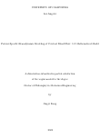 Cover page: Patient-Specific Hemodynamic Modeling of Cerebral Blood Flow: 1-D Mathematical Model