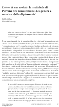 Cover page: <em>Lettere di una novizia</em>: la malafede di Piovene tra reinvenzione dei generi e retorica della diplomazia.