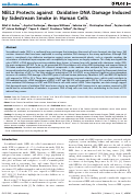 Cover page: NEIL2 Protects against Oxidative DNA Damage Induced by Sidestream Smoke in Human Cells