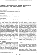 Cover page: The use of ATSR active fire counts for estimating relative patterns of biomass burning- a study from the boreal forest region