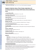 Cover page: Negative Predictive Value of Pap Testing