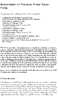 Cover page: Segmentation of Piecewise Linear Vector Fields