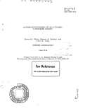 Cover page: AUTOMATED COUNTING OF CELL CLONES: A PROGRESS REPORT