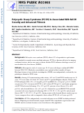 Cover page: Polycystic ovary syndrome (PCOS) is associated with NASH severity and advanced fibrosis