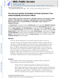 Cover page: The Arizona Cognitive Test Battery for Down Syndrome: Test-Retest Reliability and Practice Effects