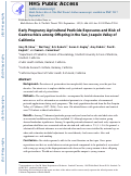 Cover page: Early pregnancy agricultural pesticide exposures and risk of gastroschisis among offspring in the San Joaquin Valley of California.