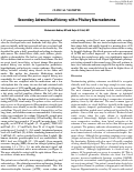 Cover page: Secondary Adrenal Insufficiency with a Pituitary Macroadenoma