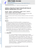 Cover page: Inhibitors of heat shock protein 70 (Hsp70) with enhanced metabolic stability reduce tau levels