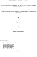 Cover page: Documents in Madness: Mental Disability and Affective Play in Twentieth Century Irish and Caribbean Literatures