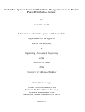 Cover page: Model-Free Optimal Control of Distributed Energy Resources in Electric Power Distribution Systems