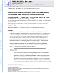 Cover page: A hierarchical strategy to minimize privacy risk when linking De-identified data in biomedical research consortia.