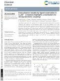 Cover page: Delocalization tunable by ligand substitution in [L 2 Al] n− complexes highlights a mechanism for strong electronic coupling