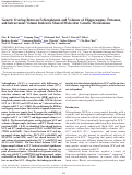 Cover page: Genetic Overlap Between Schizophrenia and Volumes of Hippocampus, Putamen, and Intracranial Volume Indicates Shared Molecular Genetic Mechanisms.