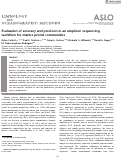 Cover page: Evaluation of accuracy and precision in an amplicon sequencing workflow for marine protist communities