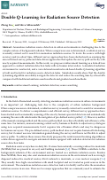 Cover page: Double Q-Learning for Radiation Source Detection.