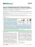 Cover page: About the Compatibility between High Voltage Spinel Cathode Materials and Solid Oxide Electrolytes as a Function of Temperature