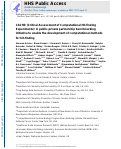 Cover page: CACHE (Critical Assessment of Computational Hit-finding Experiments): A public–private partnership benchmarking initiative to enable the development of computational methods for hit-finding