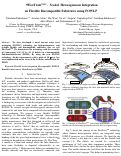 Cover page: "FlexTrate^TM” - Scaled Heterogeneous Integrationon Flexible Biocompatible Substrates using FOWLP