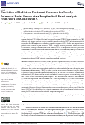 Cover page: Prediction of Radiation Treatment Response for Locally Advanced Rectal Cancer via a Longitudinal Trend Analysis Framework on Cone-Beam CT