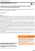 Cover page: Cost-Effectiveness Analysis of Patiromer and Spironolactone Therapy in Heart Failure Patients with Hyperkalemia