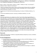 Cover page: Measured influence of overhead HVAC on exposure to airborne contaminants from simulated speaking in a meeting and a classroom