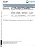 Cover page: Correction: Jahn-Teller distortion and dissociation of CCl 4 + by transient X-ray spectroscopy simultaneously at the carbon K- and chlorine L-edge